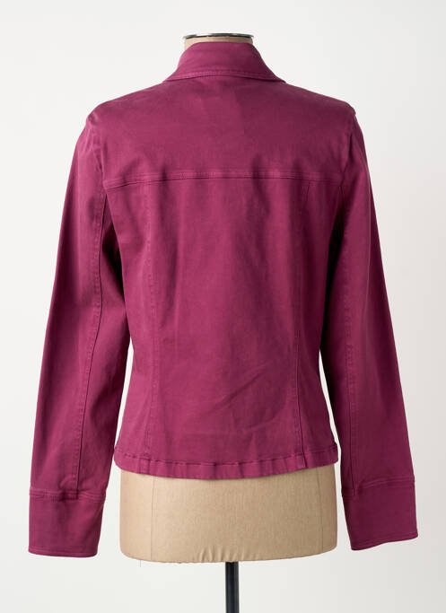 Veste casual violet GUY DUBOUIS femme