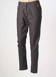 Pantalon droit stretch taille normale gris MERI & ESCA femme