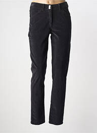 Pantalon slim stretch taille normale noir GREGORY PAT femme
