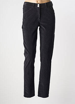 Pantalon slim stretch taille normale noir GREGORY PAT femme