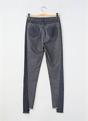 Jeans coupe slim stretch taille normale gris MORGAN femme