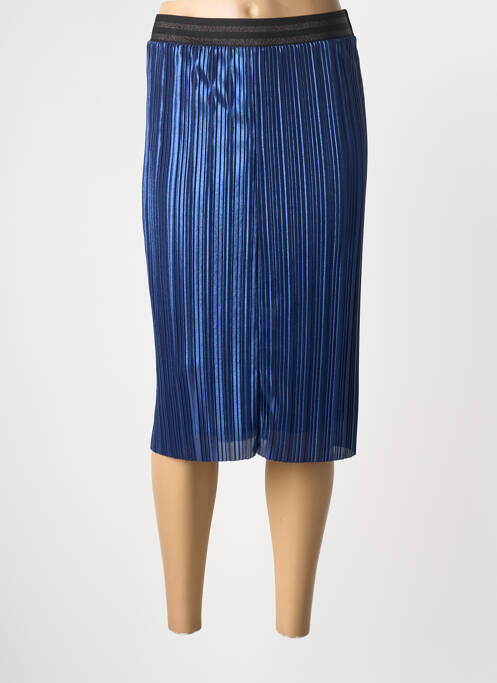 Jupe mi-longue bleu GREGORY PAT femme