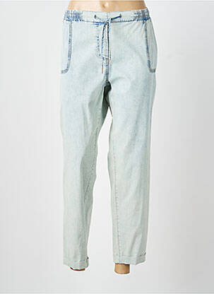 Pantalon 7/8 stretch taille normale bleu ANANKE femme