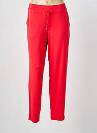 Pantalon slim taille élastique taille normale rouge BARBARA LEBEK femme