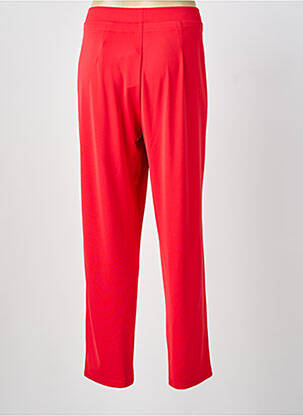 Pantalon slim taille élastique taille normale rouge BARBARA LEBEK femme
