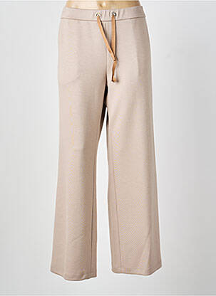 Pantalon large poches taille normale marron TINTA STYLE femme