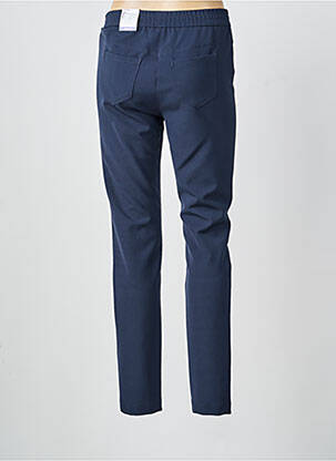 Pantalon slim taille élastique taille normale bleu FRANK WALDER femme
