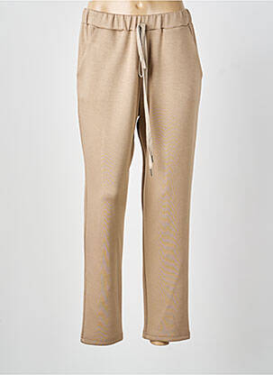 Jogging slim taille normale marron TINTA STYLE femme
