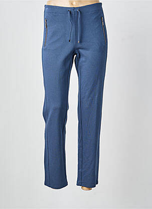 Pantalon slim taille élastique taille normale bleu BARBARA LEBEK femme
