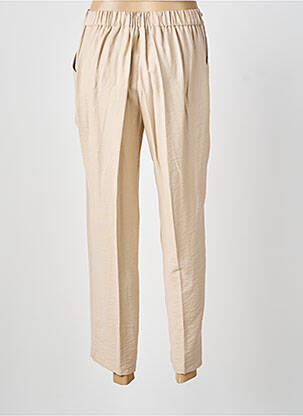 Pantalon 7/8 taille élastique taille normale beige TINTA STYLE femme