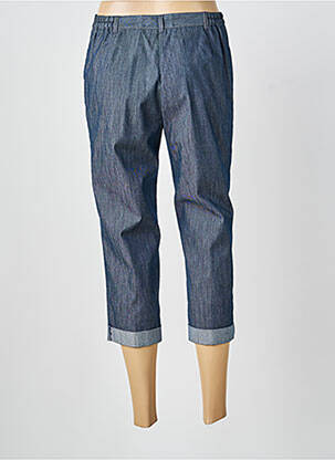 Pantacourt stretch taille normale bleu TELMAIL femme