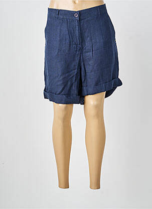 Short fermeture zippée sous rabat boutonné taille normale bleu SAINT JAMES femme