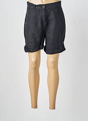 Short fermeture zippée sous rabat boutonné taille normale noir SAINT JAMES femme