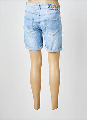 Short tissage denim taille normale bleu PLACE DU JOUR femme