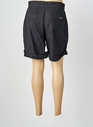 Short taille à pinces taille haute noir SAINT JAMES femme