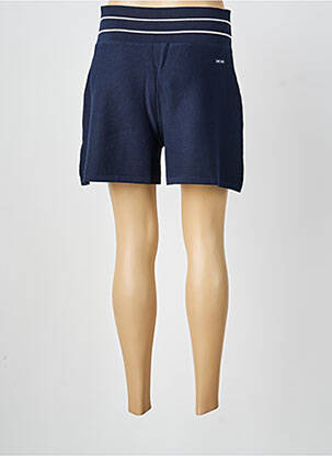 Short coupe droite taille haute bleu SAINT JAMES femme