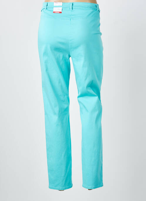 Pantalon slim stretch taille normale bleu FRANK WALDER femme