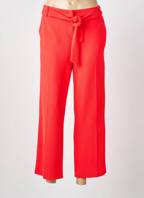 Pantalon 7/8 stretch taille normale rouge TUZZI femme