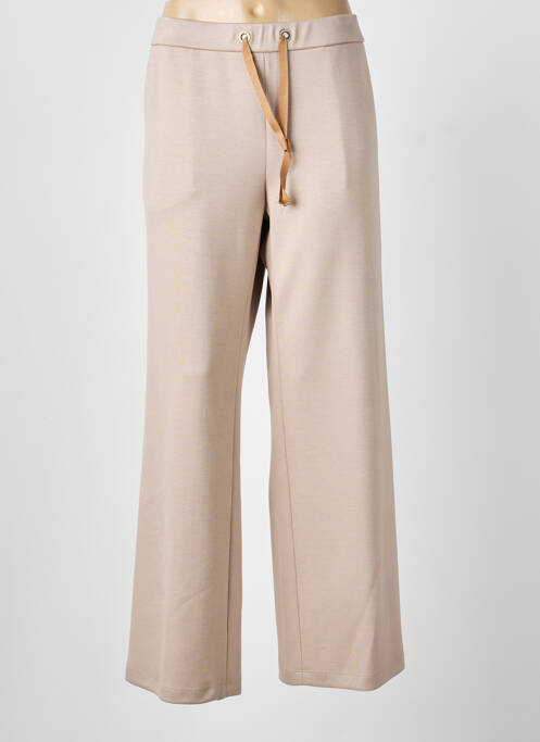 Pantalon large poches taille normale marron TINTA STYLE femme