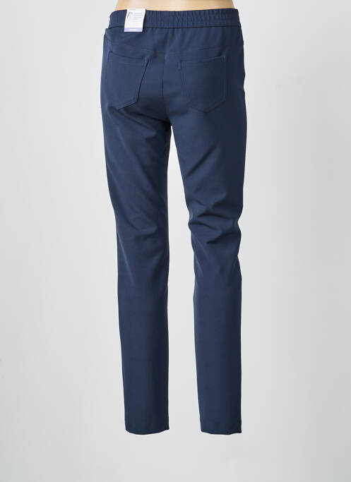 Pantalon slim taille élastique taille normale bleu FRANK WALDER femme