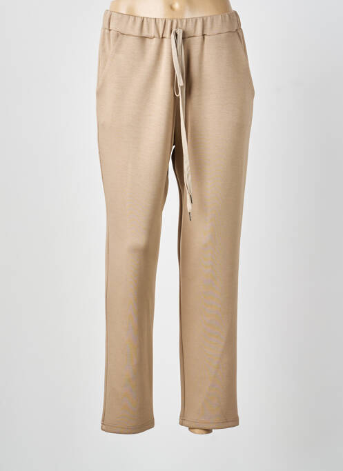 Jogging slim taille normale marron TINTA STYLE femme
