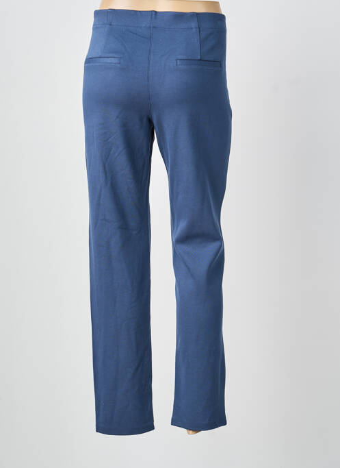 Pantalon slim taille élastique taille normale bleu BARBARA LEBEK femme