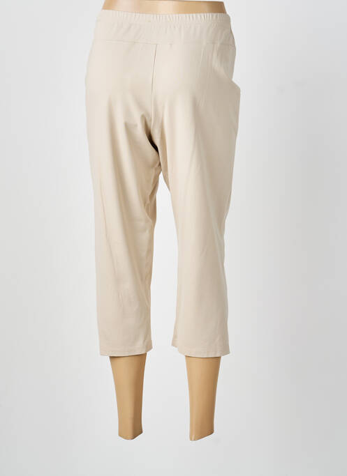 Pantacourt stretch taille normale beige GUY DUBOUIS femme