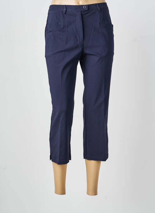 Pantacourt taille élastique taille normale bleu TELMAIL femme