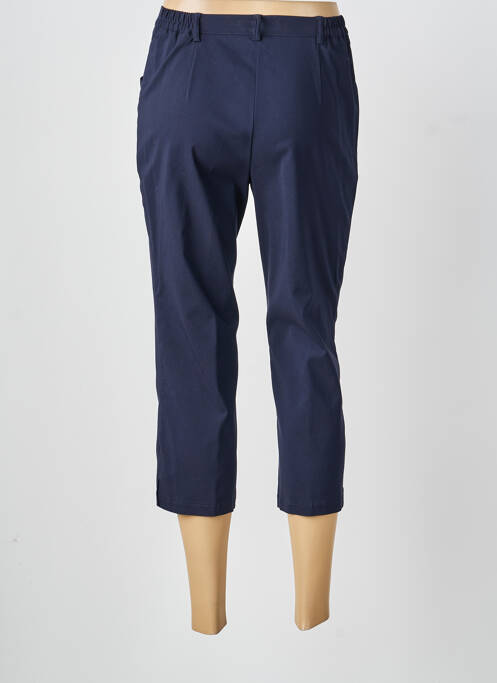 Pantacourt taille élastique taille normale bleu TELMAIL femme