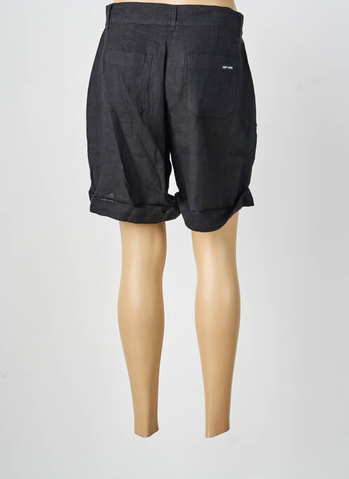 Short taille à pinces taille haute noir SAINT JAMES femme