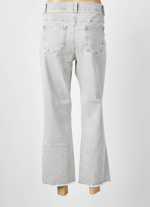 Jeans coupe droite gris ANNA MONTANA femme