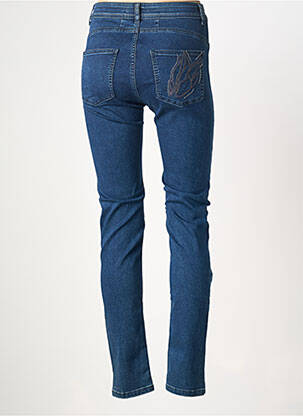 Jeans coupe slim stretch taille normale bleu GREGORY PAT femme