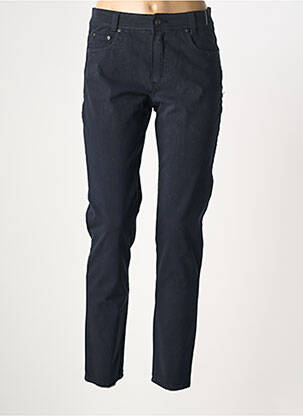 Jeans coupe slim stretch taille normale bleu ANNA MONTANA femme