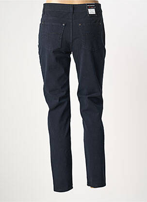 Jeans coupe slim stretch taille normale bleu ANNA MONTANA femme