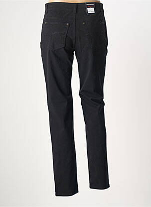Jeans coupe slim stretch taille normale noir ANNA MONTANA femme