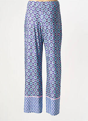 Pantalon droit stretch taille normale bleu TINTA femme