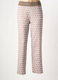 Pantalon droit stretch taille normale marron TUZZI femme