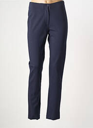 Pantalon slim taille élastique taille normale bleu GUY DUBOUIS femme