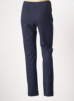 Pantalon slim taille élastique taille normale bleu GUY DUBOUIS femme