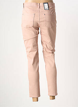 Pantalon 7/8 stretch taille normale rose ANNA MONTANA femme
