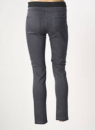 Pantalon slim taille élastique taille normale gris ANNA MONTANA femme