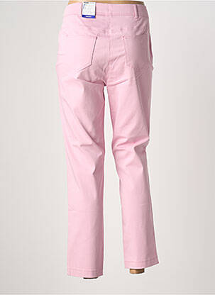 Pantalon 7/8 stretch taille normale rose FRANK WALDER femme
