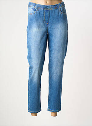 Jean coupe mom taille normale taille normale bleu FRANK WALDER femme