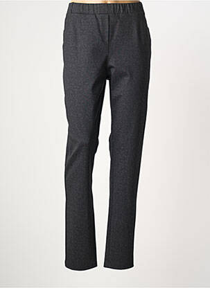 Pantalon droit stretch taille normale noir GUY DUBOUIS femme