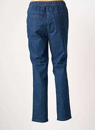 Pantalon droit stretch taille normale bleu FRANK WALDER femme
