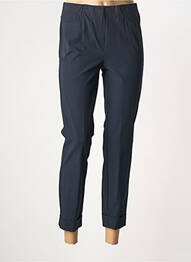 Pantalon 7/8 stretch taille normale bleu JEAN GABRIEL femme