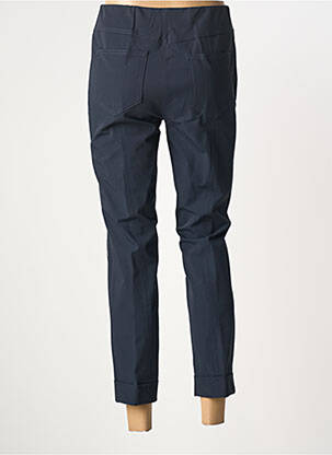 Pantalon 7/8 stretch taille normale bleu JEAN GABRIEL femme