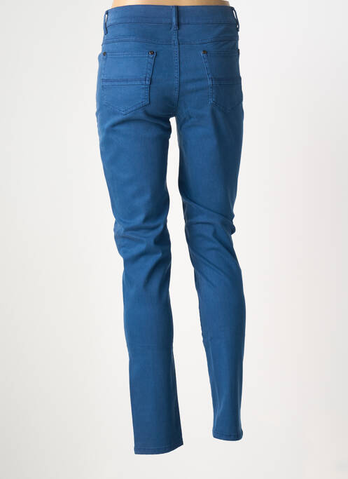 Jeans coupe slim stretch taille normale bleu ANNA MONTANA femme