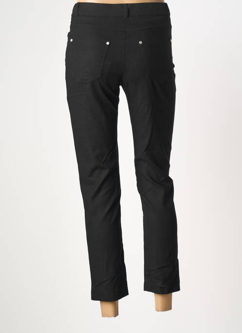 Pantalon 7/8 stretch taille normale noir GUY DUBOUIS femme
