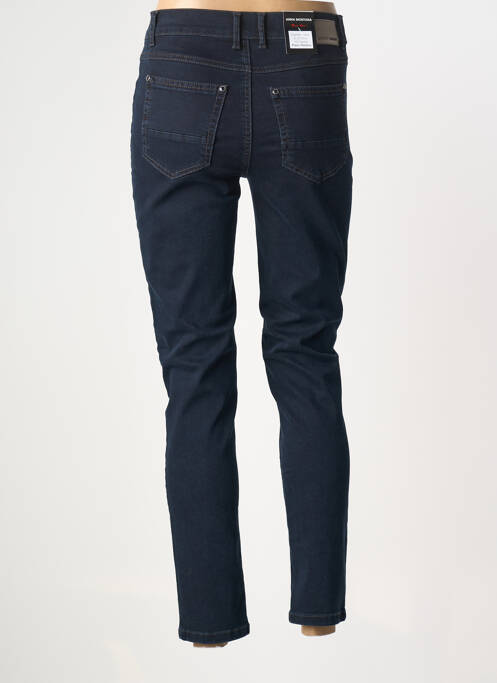 Jeans coupe slim bleu ANNA MONTANA femme